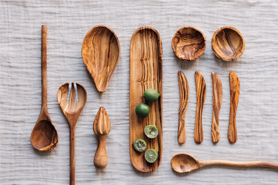 Olive Wood Spreader, 6.5"