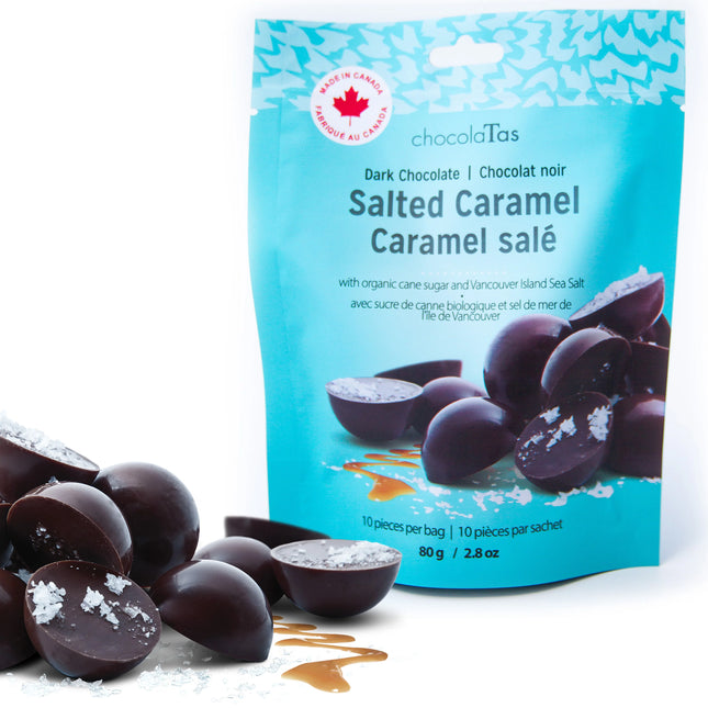 CHOCOLATAS Salted Caramels, Milk or Dark