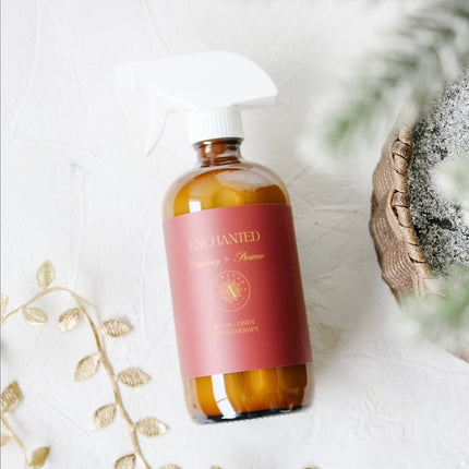 AURATAE Room & Linen Spray, Enchanted Cranberry