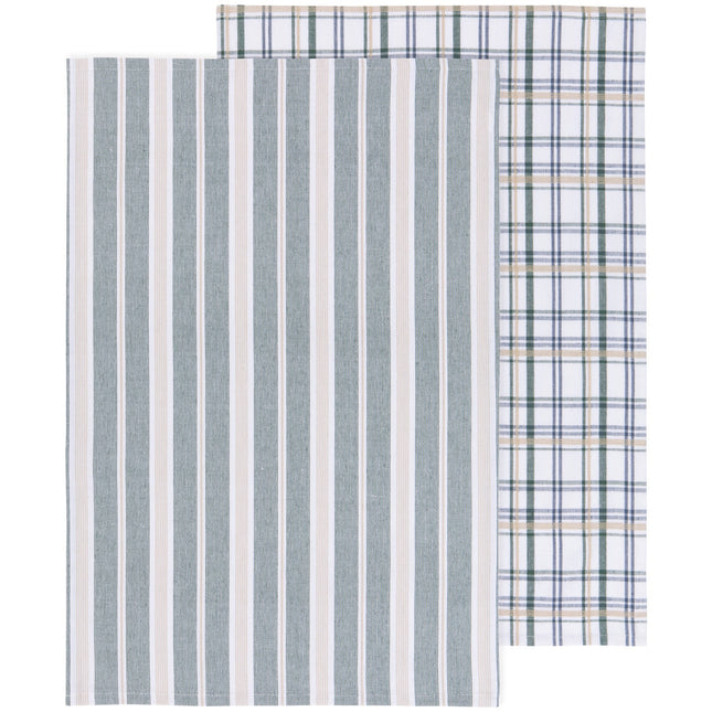 Terrace Recycled Cotton Dishtowels, Set of 2