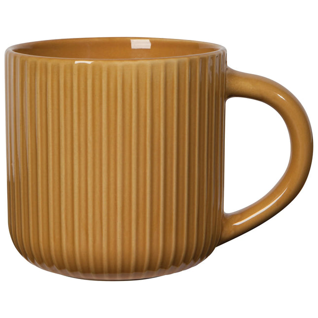 Stoneware Fluted Mug, 22oz