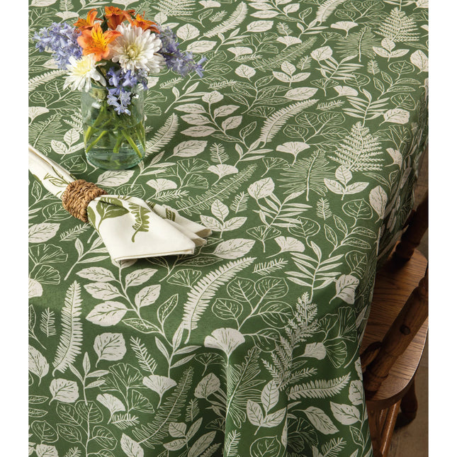 Recycled Polyester Table Cloth, Fern & Frond