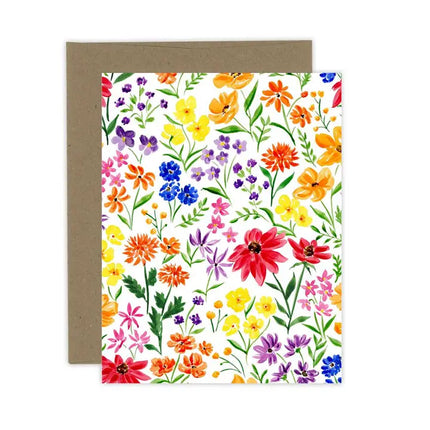 ALMEIDA ILLUSTRATIONS Florals Blank Card