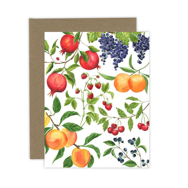 ALMEIDA ILLUSTRATIONS Fruit Bowl Blank Card
