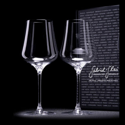 GABRIEL-GLAS Two-Glass Wine Glass Box