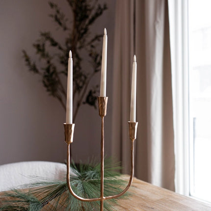 Gold Iron Candleabra