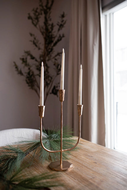 Gold Iron Candleabra