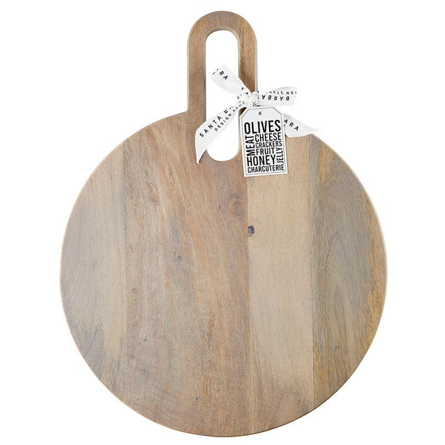 Grey-Finished Mango Wood Charcuterie Board