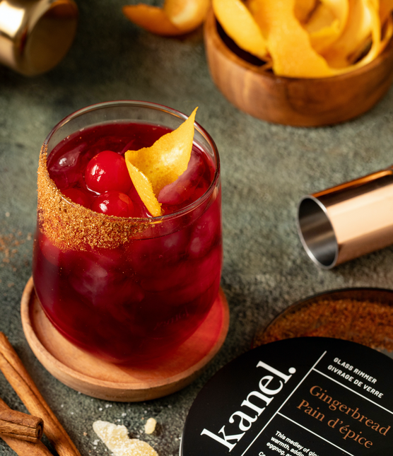 KANEL Gingerbread Glass Rimmer