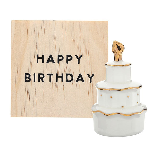 Happy Birthday Figurine in Box
