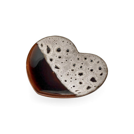 Heart-Shaped Ceramic Trinket Dish