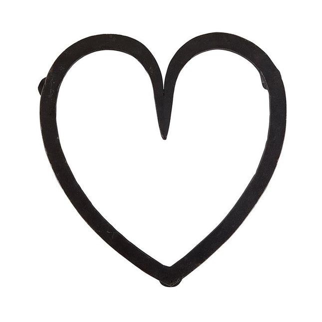 Black Iron Heart Trivet
