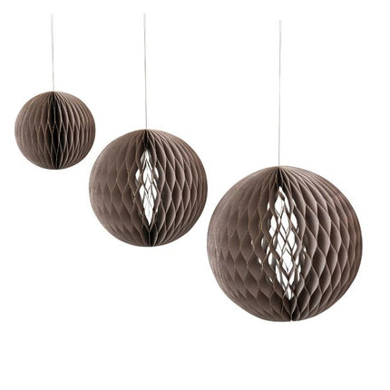 Decorative Christmas Orbs, Grey