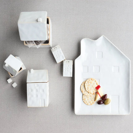 Ceramic House Serving Platter