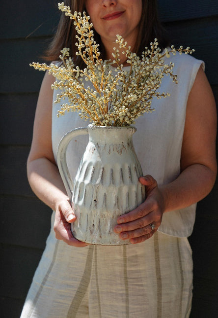 Faux Ivory Heather Spray