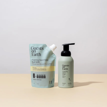 GUESTS ON EARTH Foaming Hand Soap, Citrus Oasis