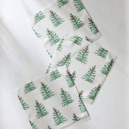 GEOMETRY Seasonal Dishcloths, Set of 3