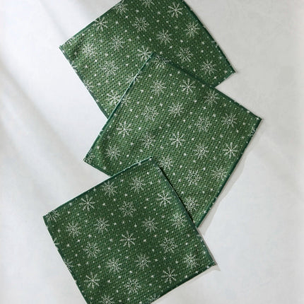 GEOMETRY Seasonal Dishcloths, Set of 3
