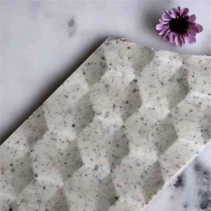 KARAT CHOCOLATE Violet Flowers White, 80g