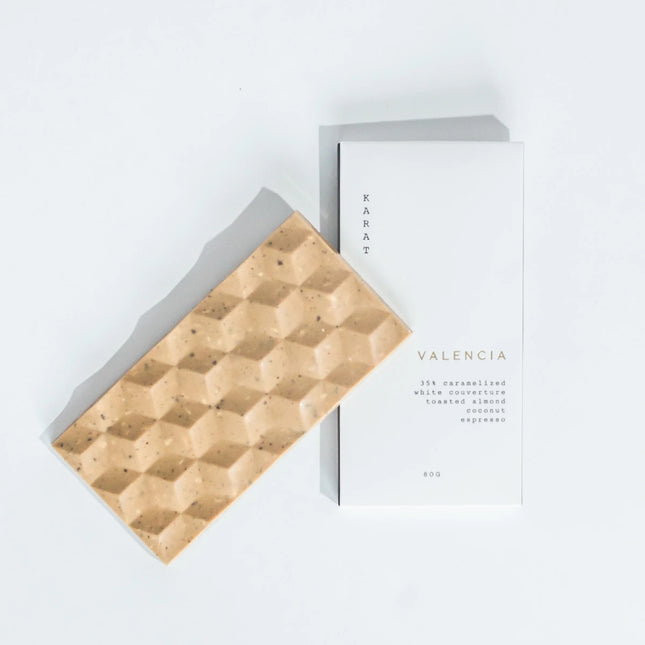 KARAT CHOCOLATE Valencia Bar, 80g.