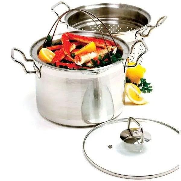 NORPRO Krona Stainless Steel Steamer Cooker, 4PC