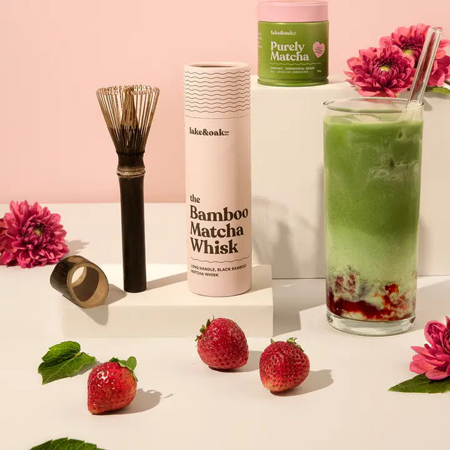 LAKE & OAK Long Handled Matcha Whisk