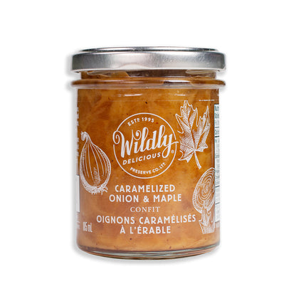 WILDLY DELICIOUS Carmelized Onion & Maple Confit, 200g.