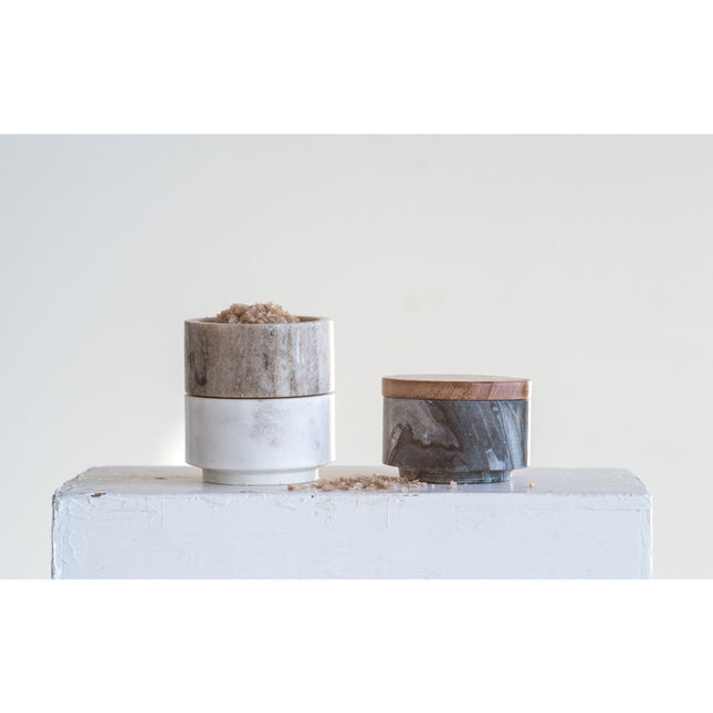 Marble Stackable Pinch Pots