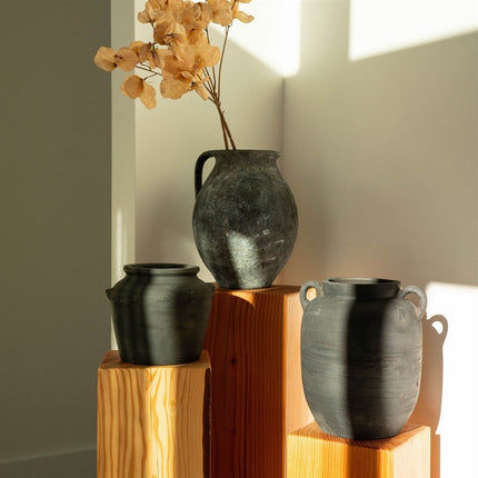 Milos Burnt Terracotta Urn
