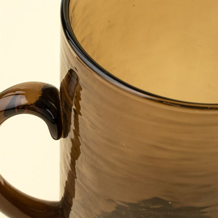Montenegro Hammered Glass Pitcher, Earth