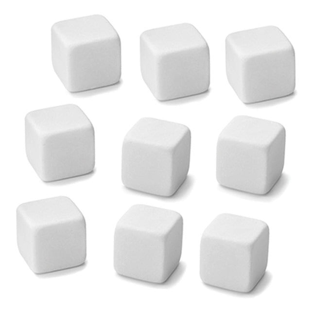 OUTSET White Marble Whiskey Stones