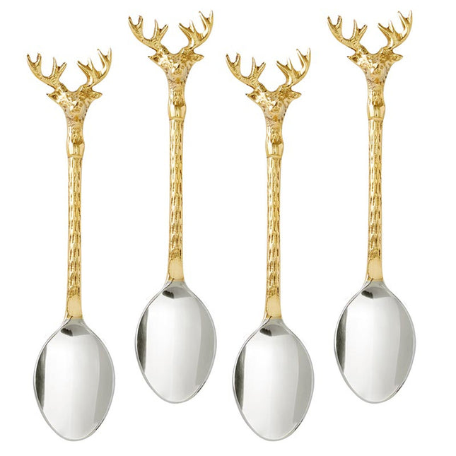 Stag Appetizer Spoons, Individual