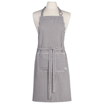 Chef's Apron, Narrow Black Stripe