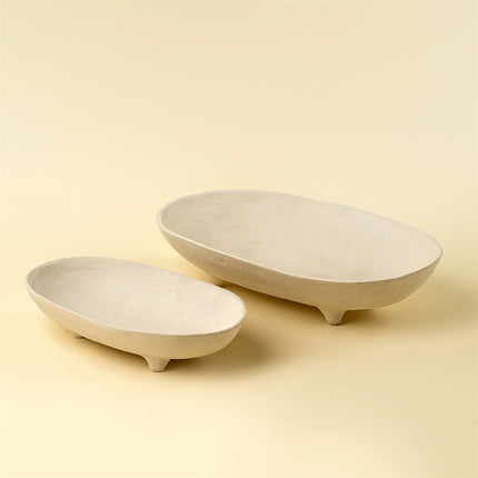 Pedestal Paper Mache Tray