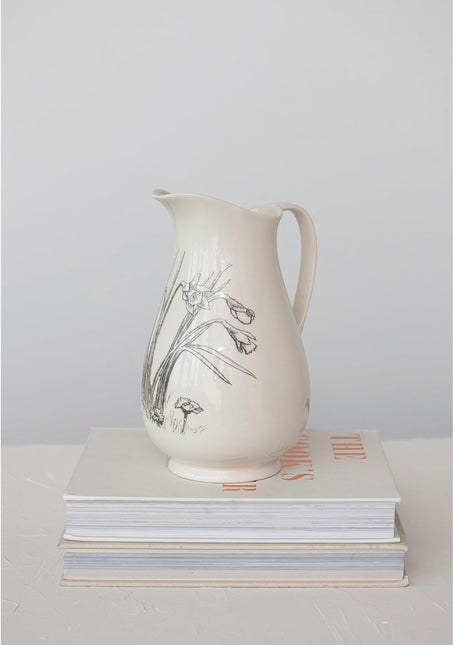 Stoneware Pitcher
