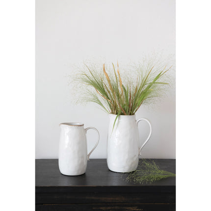 Reactive Glaze Stoneware Pitcher