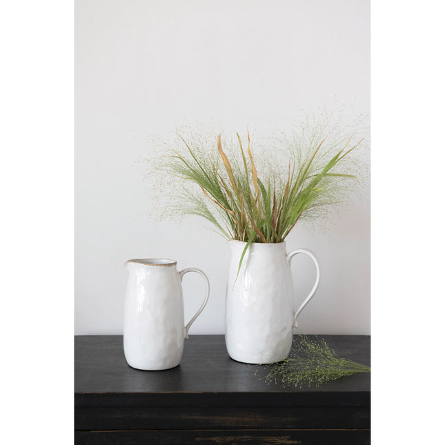 Reactive Glaze Stoneware Pitcher