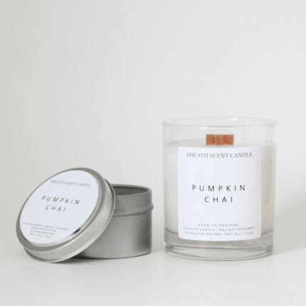THE 6TH SCENT CANDLE Pumpkin Chai Soy Candle