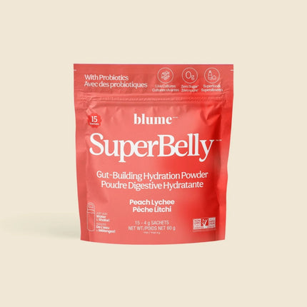BLUME Gut-Building Hydration Powder, Peach Lychee
