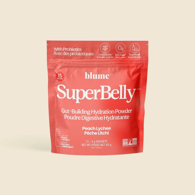 BLUME Gut-Building Hydration Powder, Peach Lychee