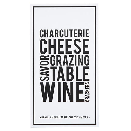 Faux Pearl Handled Charcuterie Knife Set, 3 Piece