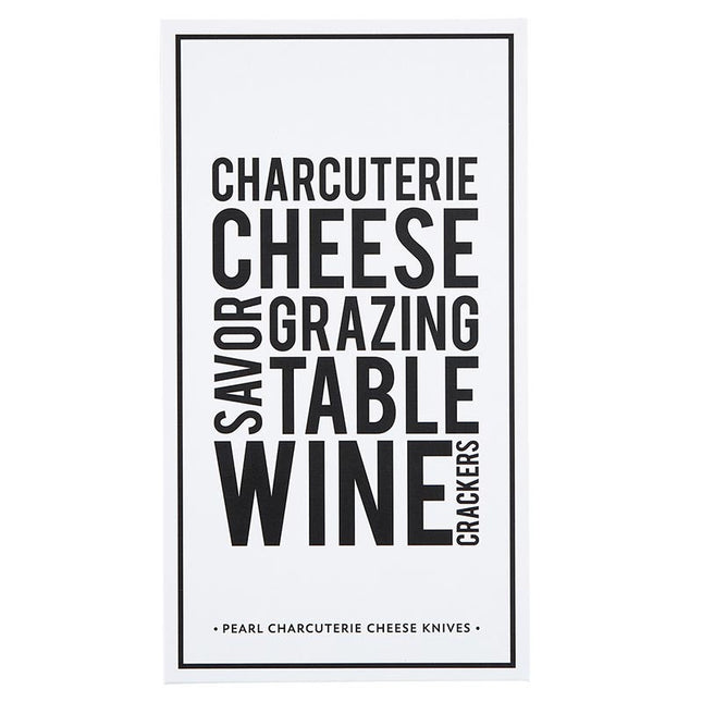 Faux Pearl Handled Charcuterie Knife Set, 3 Piece