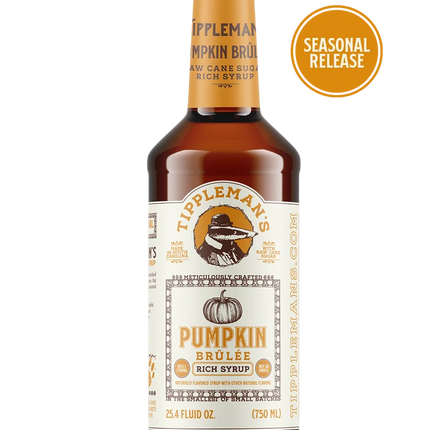 TIPPLEMAN'S Pumpkin Brulee Rich Syrup, 750ml