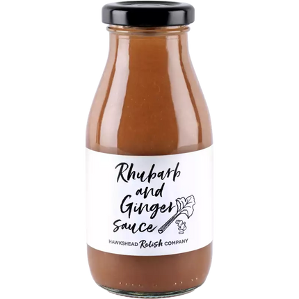 HAWKSHEAD Rhubarb & Ginger Sauce, 250ml