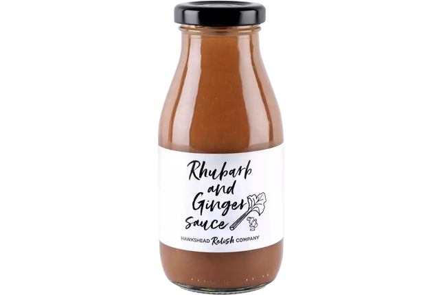 HAWKSHEAD Rhubarb & Ginger Sauce, 250ml