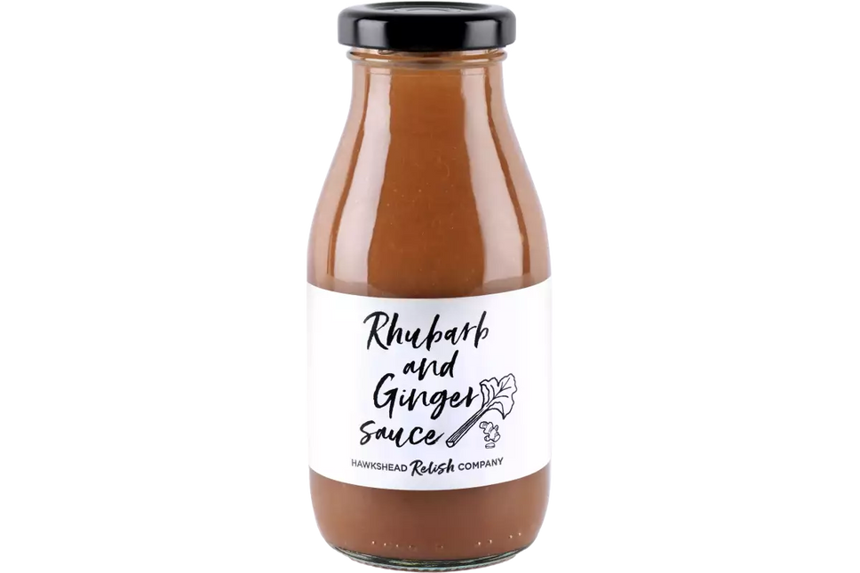 HAWKSHEAD Rhubarb & Ginger Sauce, 250ml