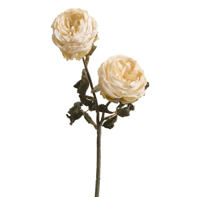 Faux Rose Spray, 13"
