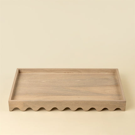 Scalloped Edge Tray, Rectangle