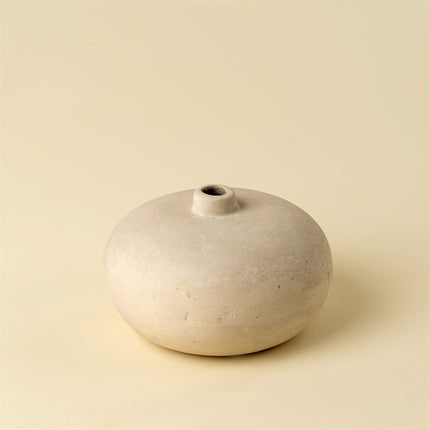 Rotunda Paper Mache Bud Vase