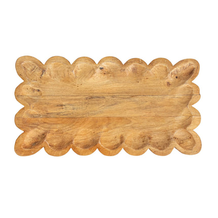 Mangowood Scalloped Board